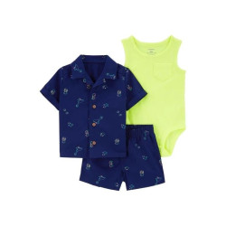 Carter's Erkek Bebek 3'lü Set Neon